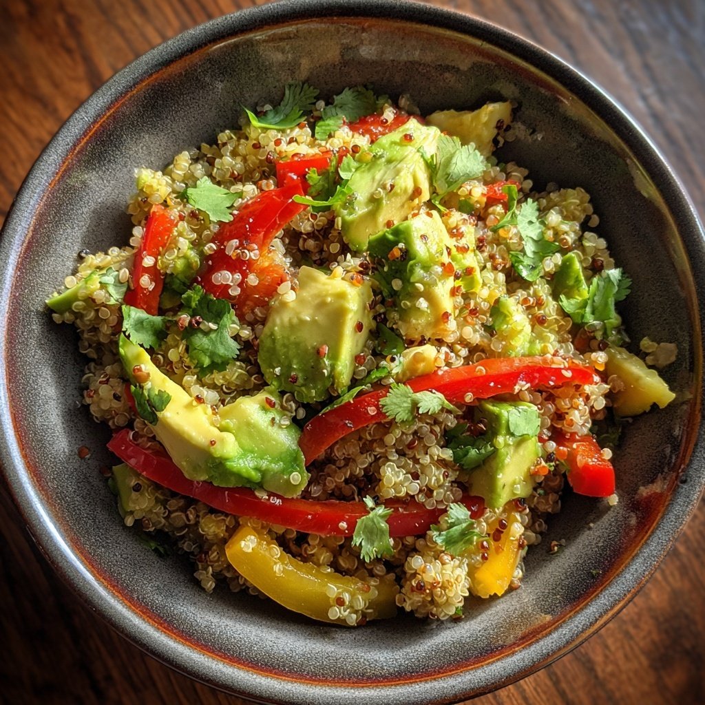 Healthy Avocado Quinoa Salad
