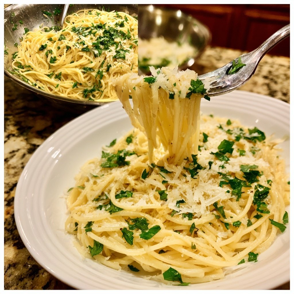 Quick Garlic Butter Pasta