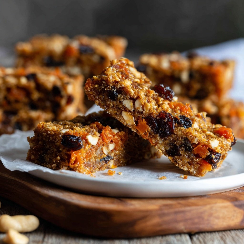 Carrot Raisin Snack Bars