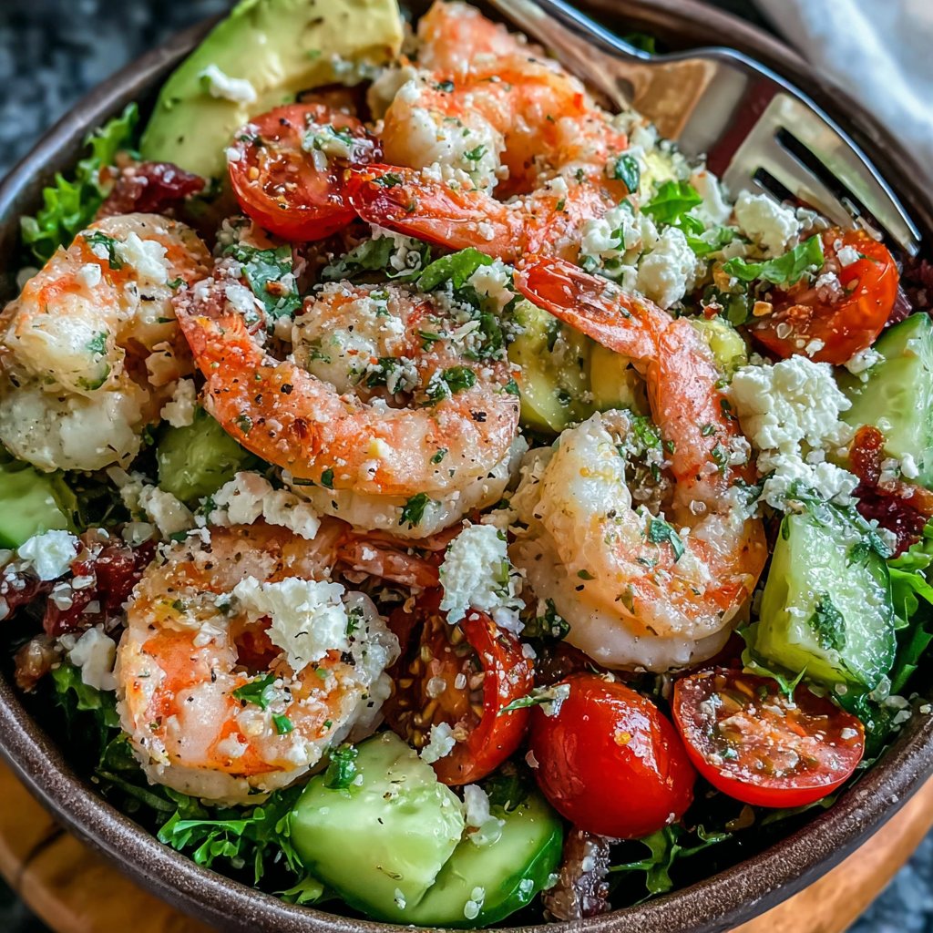 Shrimp Avocado Power Salad