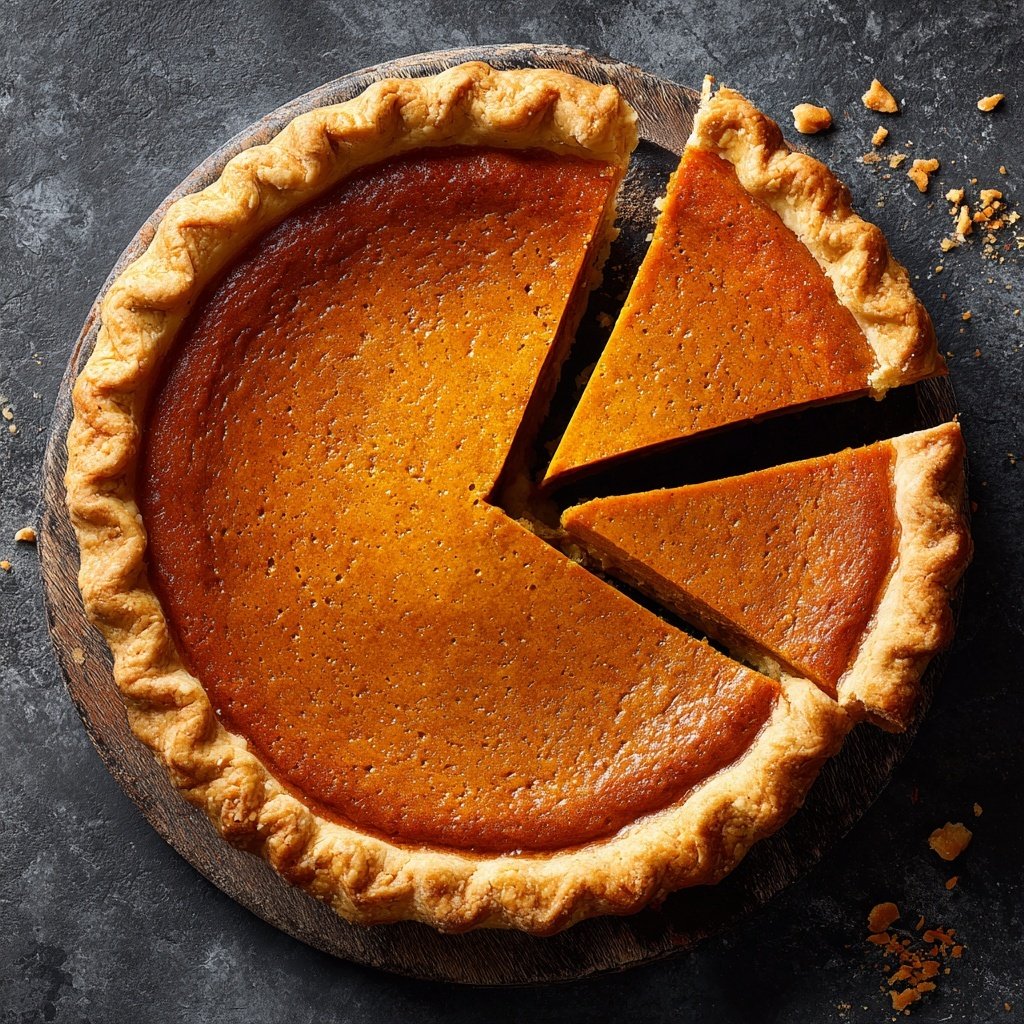 Festive Spiced Pumpkin Pie